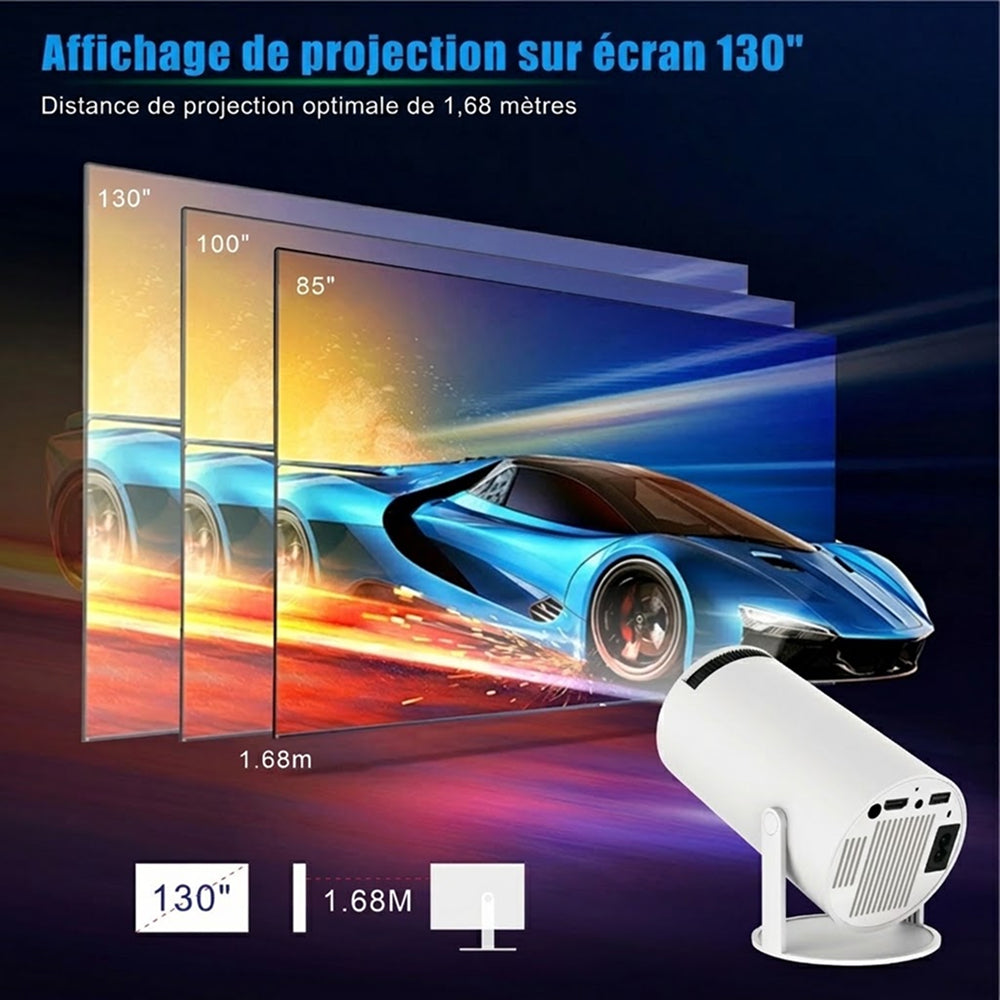AcStroit Projecteur Portable HD avec Android 11 Smart