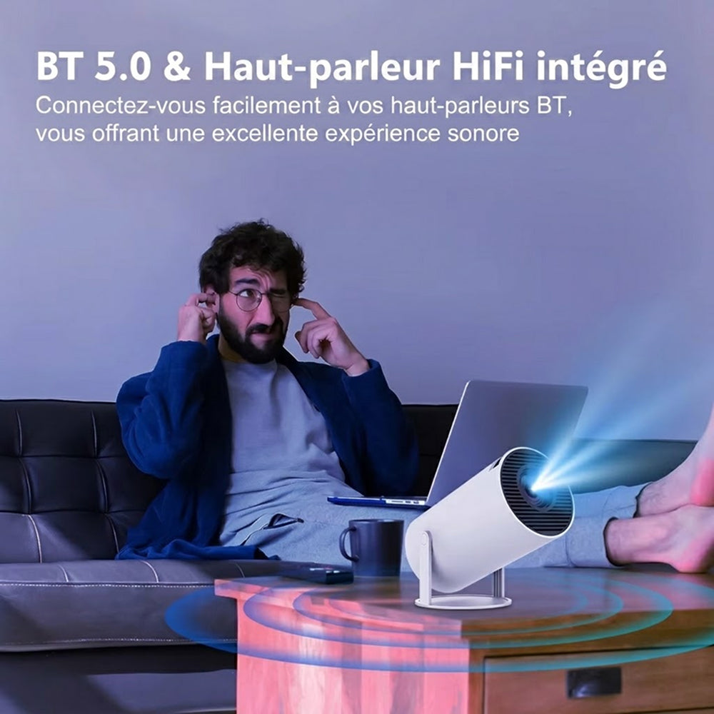 AcStroit Projecteur Portable HD avec Android 11 Smart