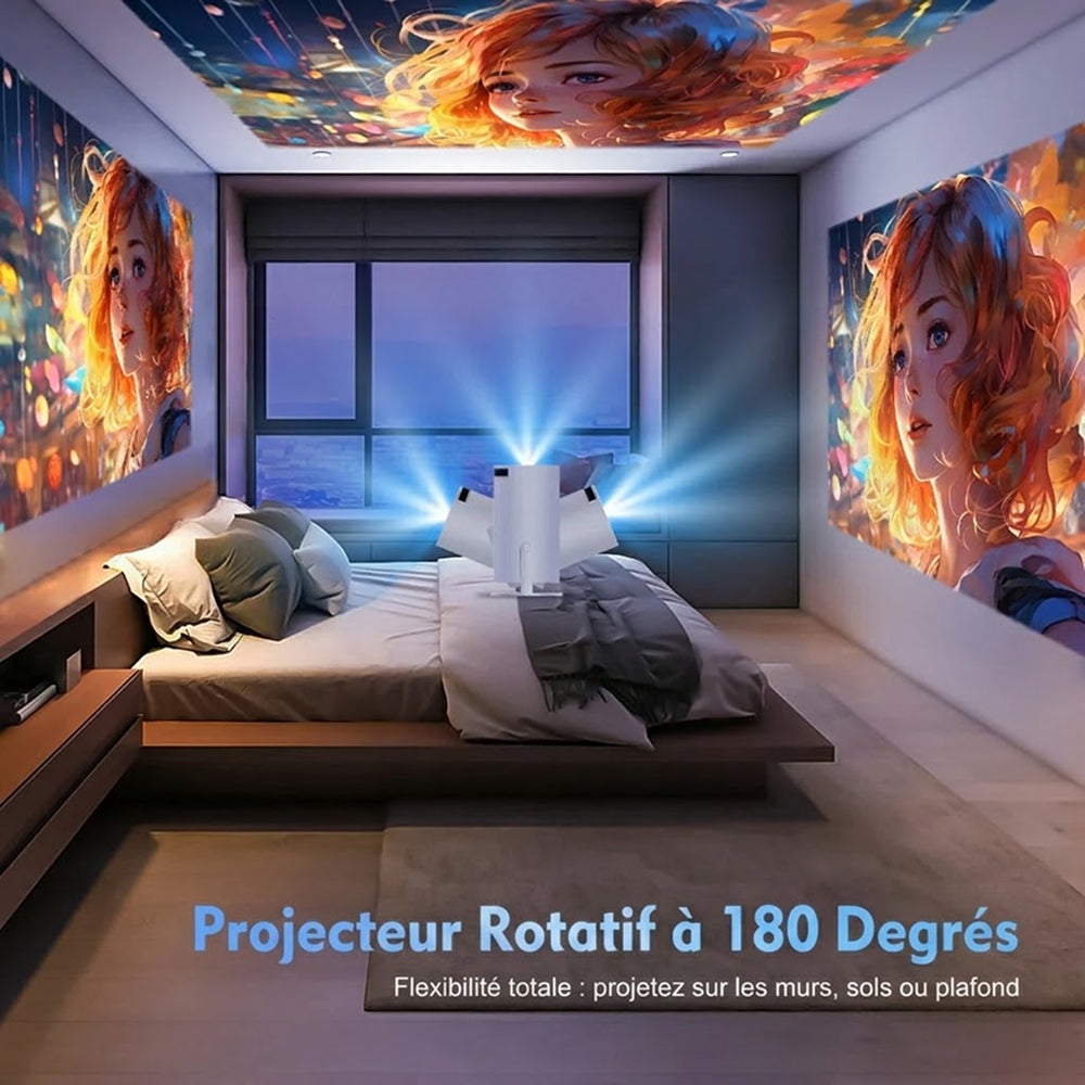 AcStroit Projecteur Portable HD avec Android 11 Smart