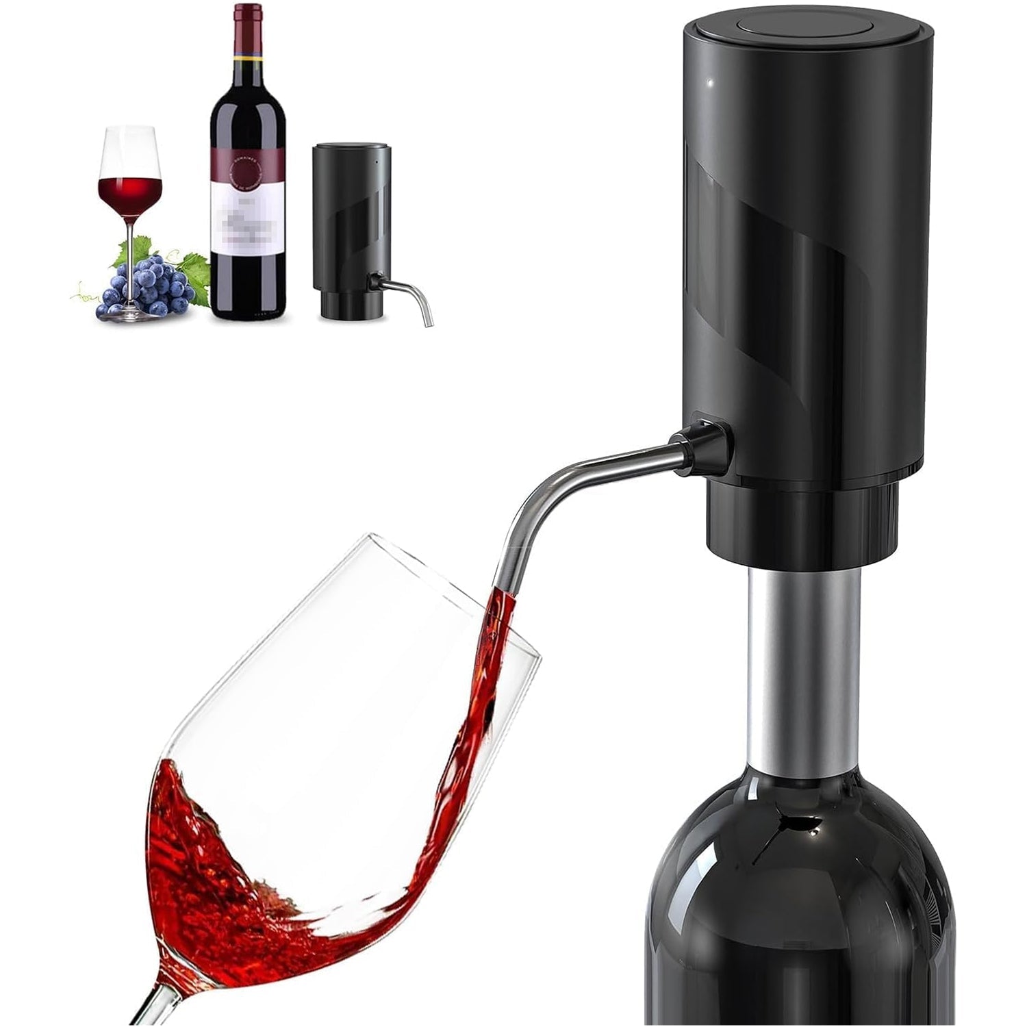 Aérateur de Vin Électrique AciWemi Rechargeable USB-C