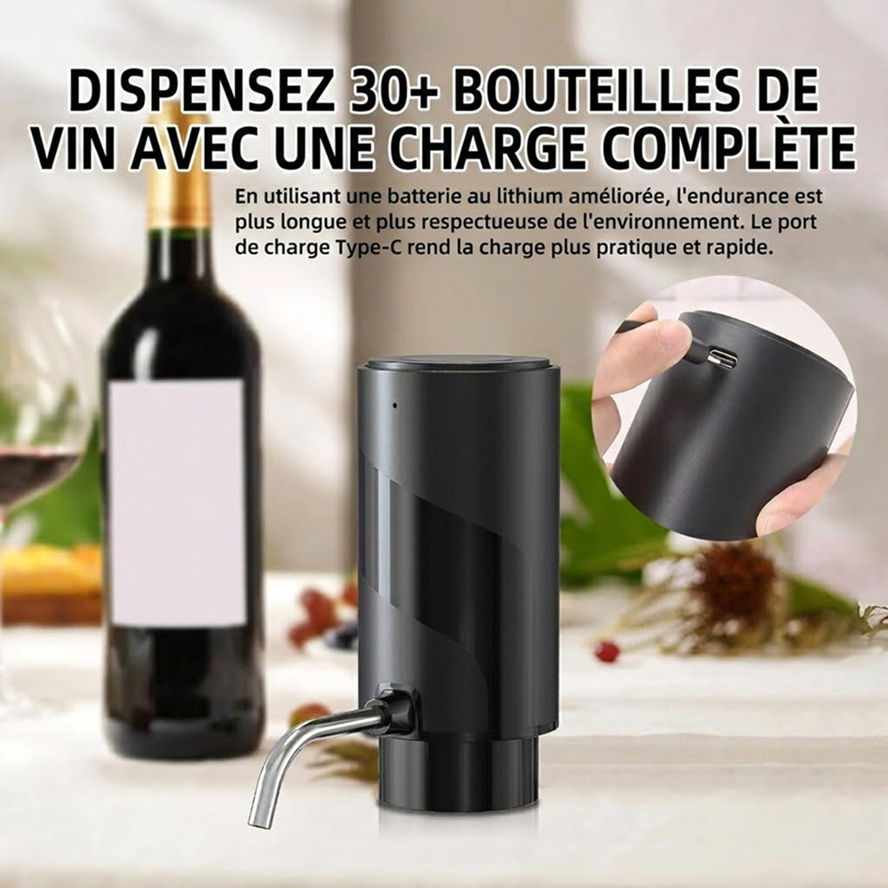 Aérateur de Vin Électrique AciWemi Rechargeable USB-C