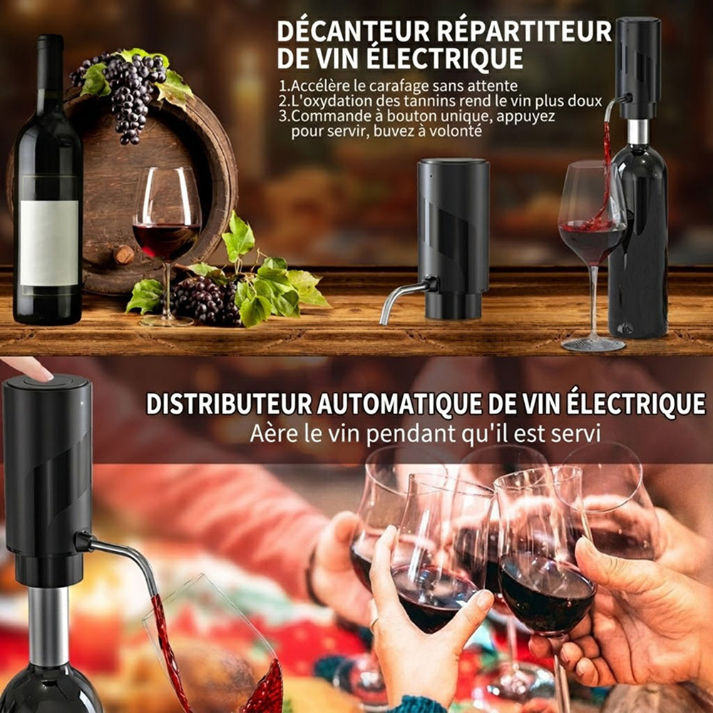 Aérateur de Vin Électrique AciWemi Rechargeable USB-C
