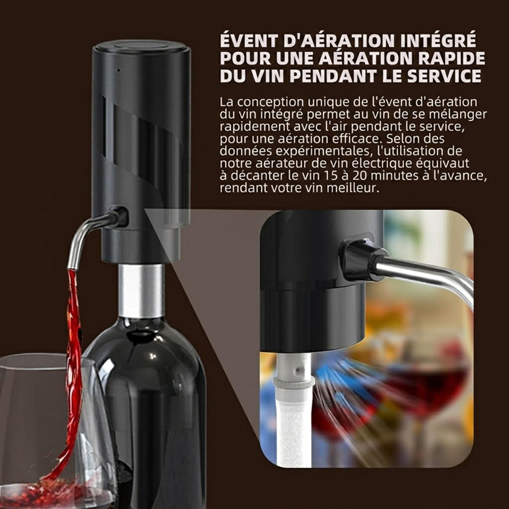 Aérateur de Vin Électrique AciWemi Rechargeable USB-C