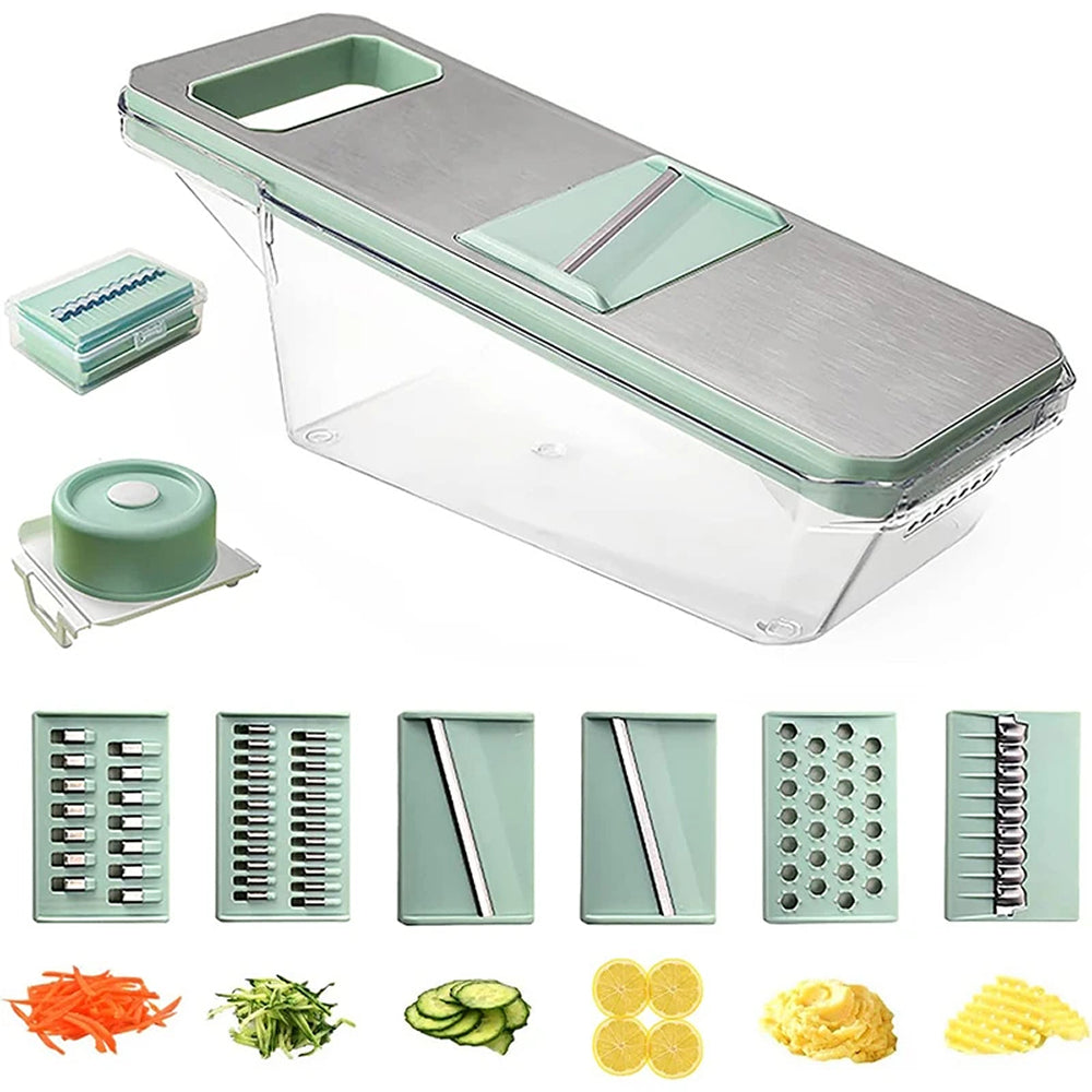 BosÉpure Mandoline Multifonction 6-en-1 Coupe-Légumes Professionnel