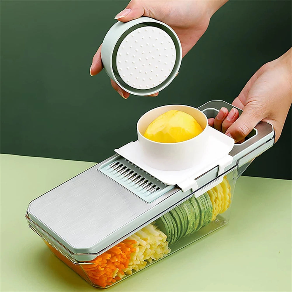 BosÉpure Mandoline Multifonction 6-en-1 Coupe-Légumes Professionnel