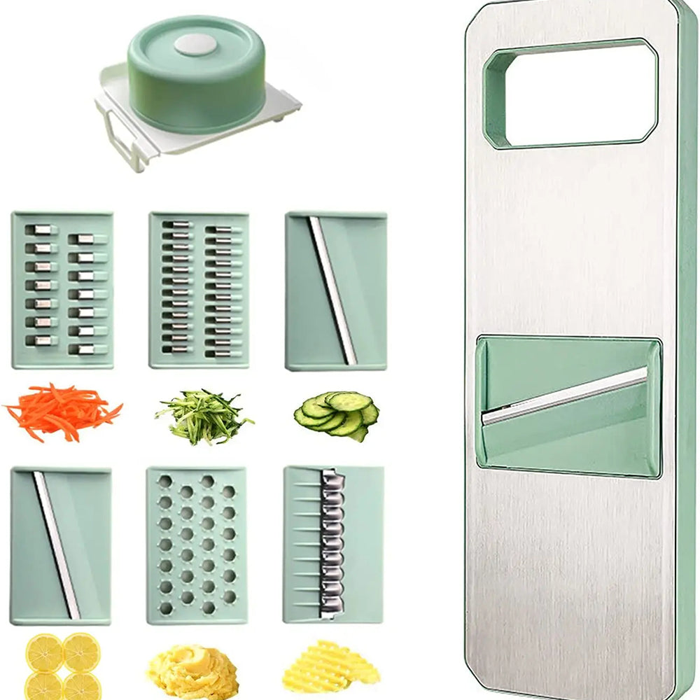 BosÉpure Mandoline Multifonction 6-en-1 Coupe-Légumes Professionnel