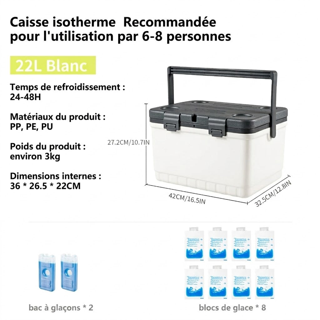Glacière BoxenKovi : Glacières Isothermes Ultra-Robustes