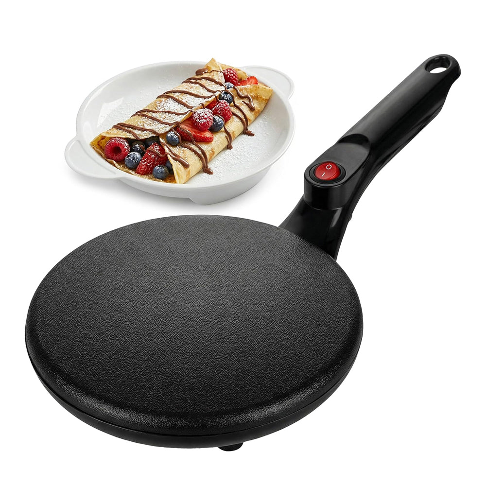 Crêpière CrepiLik 800W Antiadhésive Chauffe Rapide