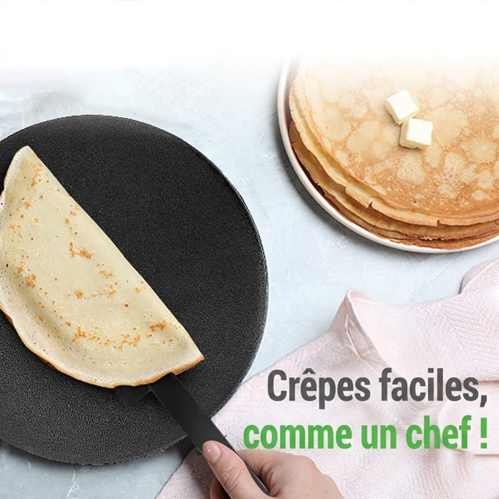 Crêpière CrepiLik 800W Antiadhésive Chauffe Rapide