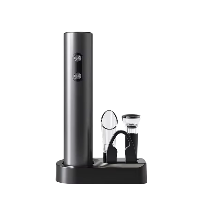 Tire-Bouchon Électrique 25W Coffret Vin 4 en 1 Ouvre-Bouteille 35mm ChériOnde