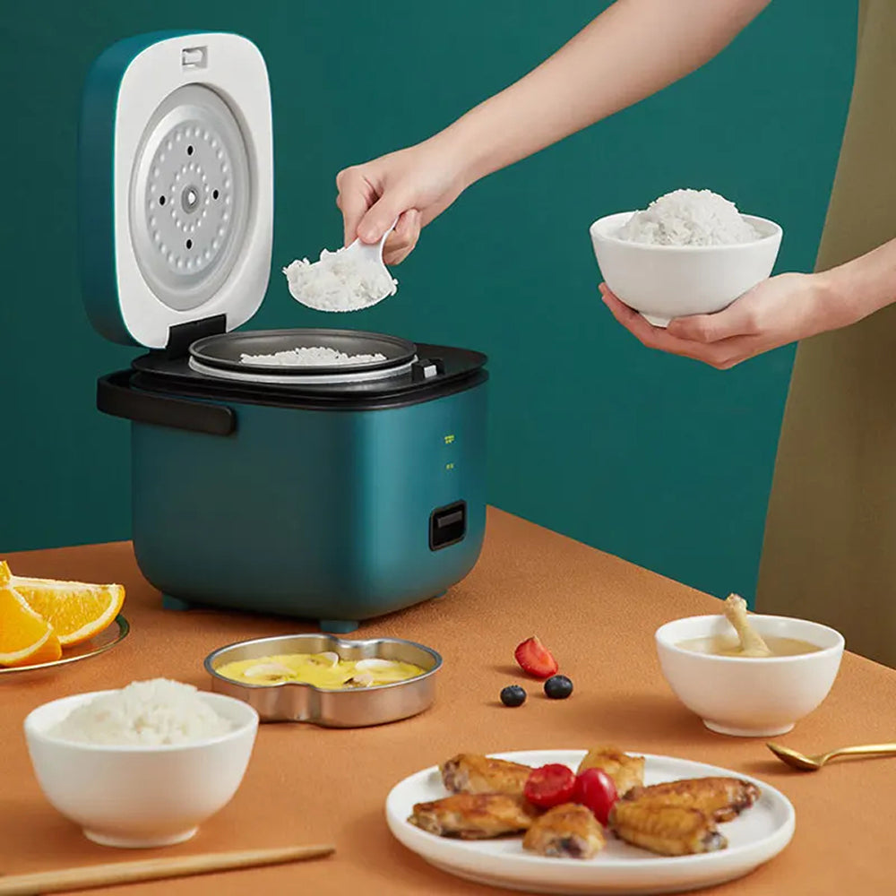 Mini Cuiseur à Riz Étiavage 1.2L 200W Compact Multifonction