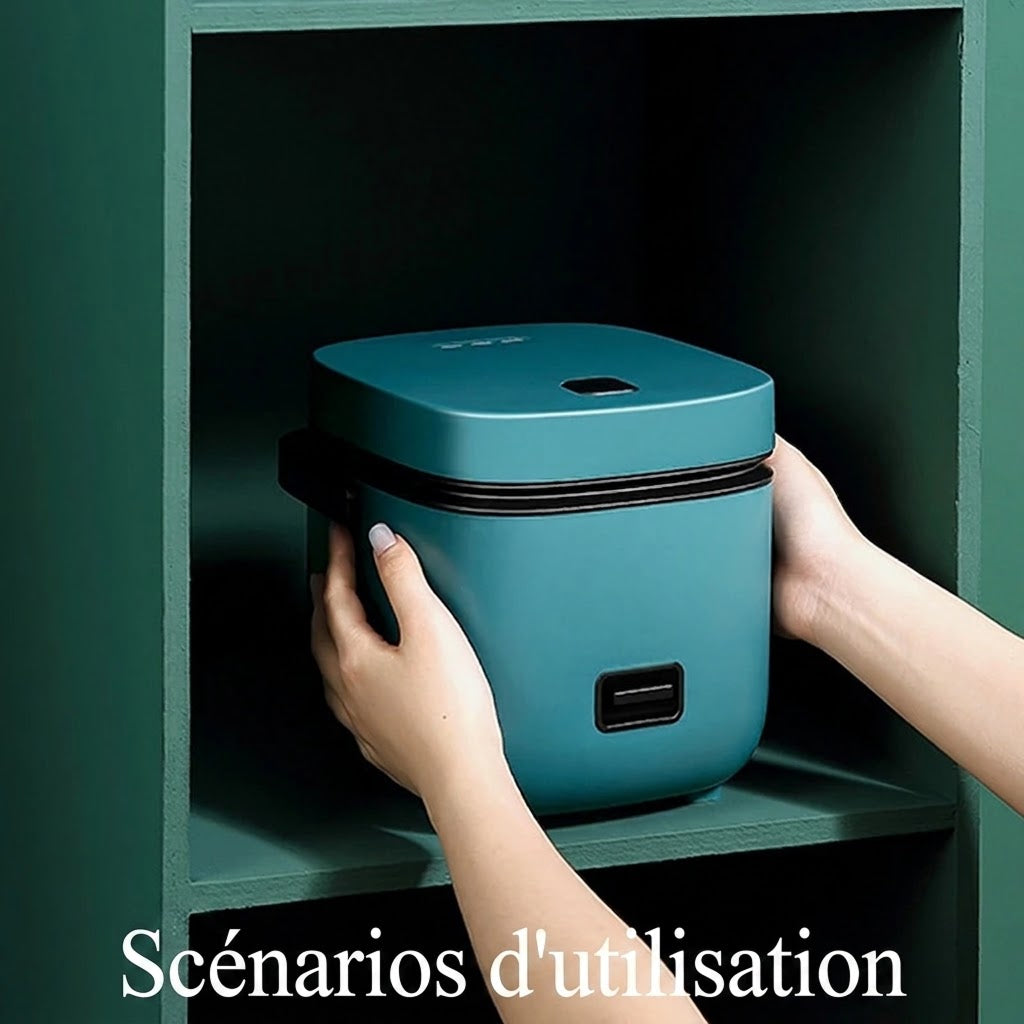 Mini Cuiseur à Riz Étiavage 1.2L 200W Compact Multifonction