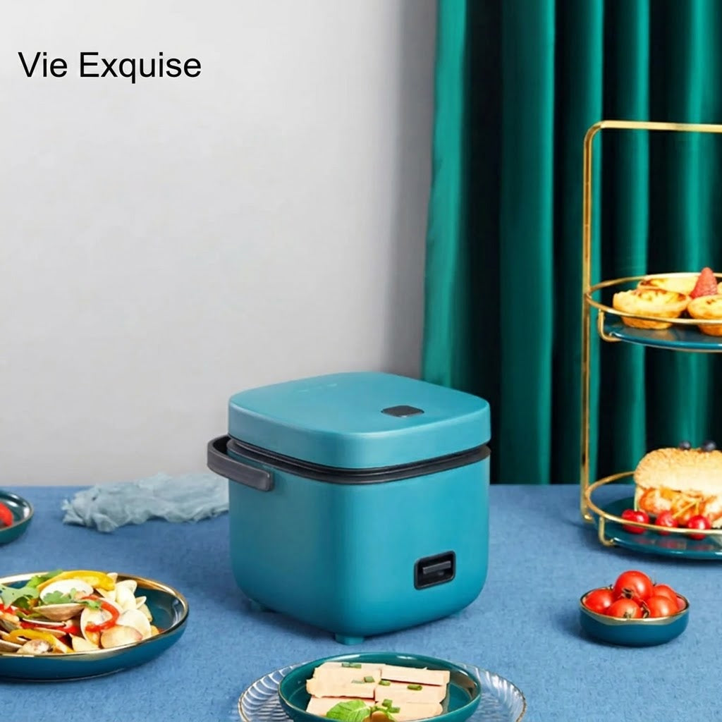 Mini Cuiseur à Riz Étiavage 1.2L 200W Compact Multifonction