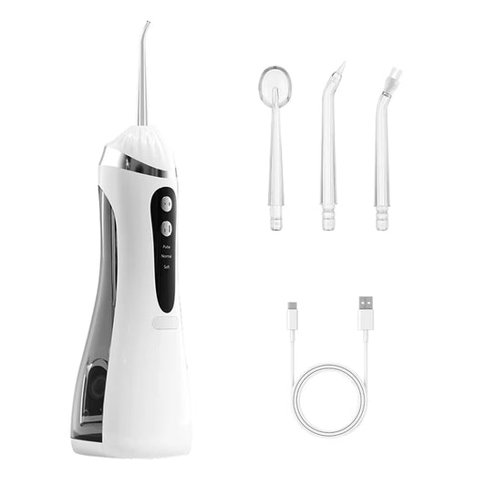 Jeténia Jet Dentaire Sans Fil 200 ml – 1600 Impulsions/min, 3 Modes, Rotation 360°, Batterie 1200 mAh, 60 Jours d'Autonomie
