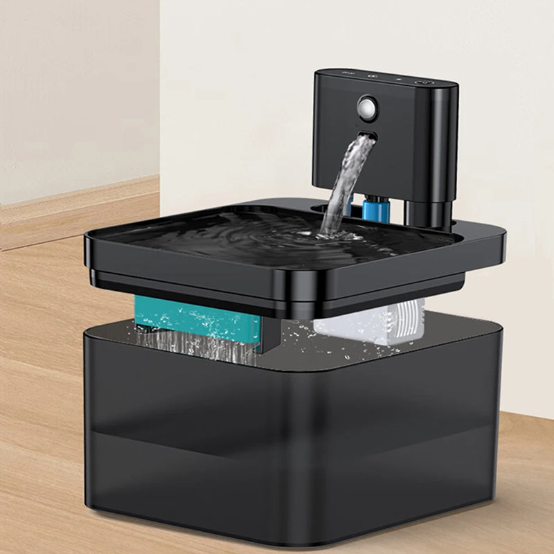 FotivCat Fontaine à Eau Sans Fil Pour Chat 2.2L Silencieuse