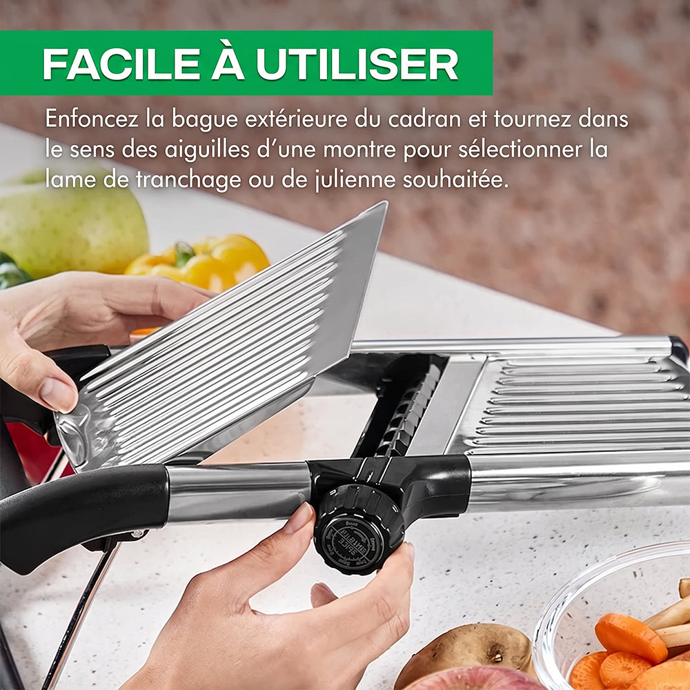 GrèsAplo Mandoline Multifonction de Cuisine Professionnelle