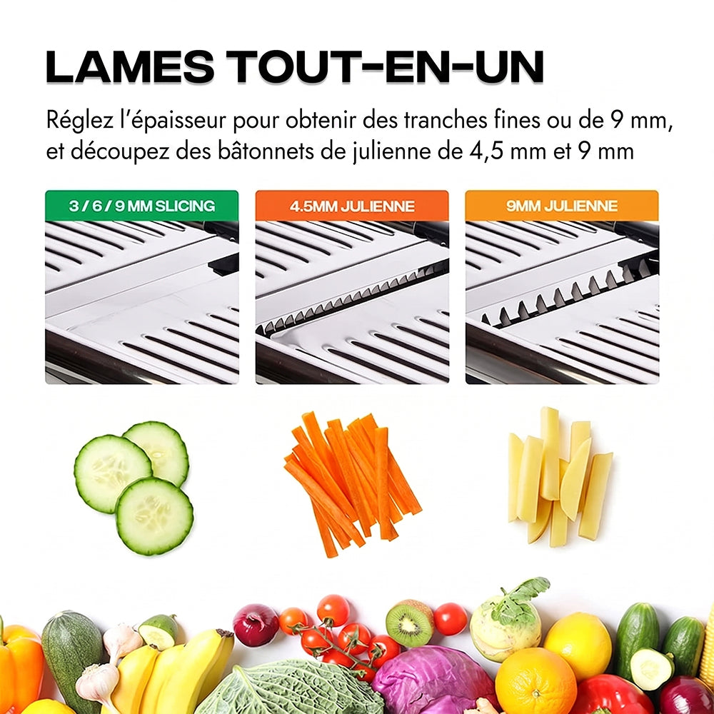 GrèsAplo Mandoline Multifonction de Cuisine Professionnelle