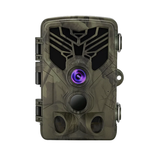 Caméra de Chasse GrovixCam - 48MP Ultra HD, Déclenchement Rapide 0,2s, Vision Nocturne 20m, WiFi Sans Abonnement et Autonomie 6 Mois