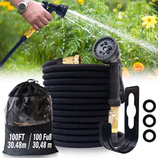 HosiExpi Tuyau d'Arrosage Extensible Flexible Rétractable Anti-Torsion