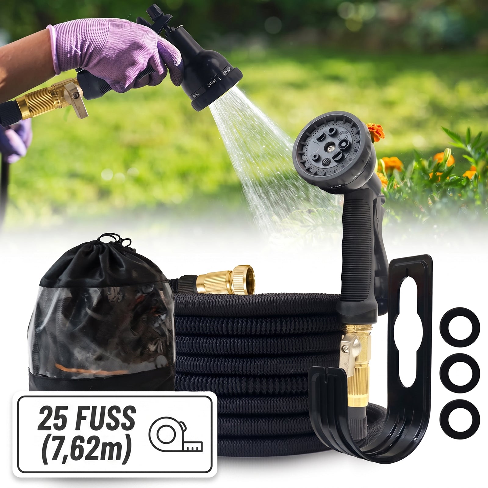 tuyau d'arrosage extensible anti-entortillement HosiExpi
