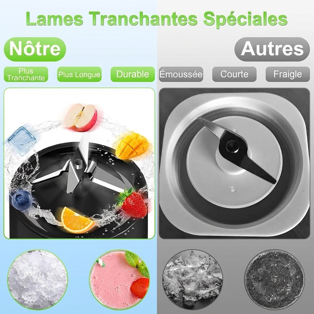 Mixeur Portable JeriFros | Smoothies et Jus Frais Partout