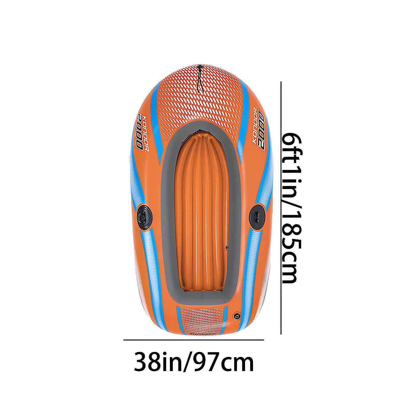 Kayak Gonflable KayixMax - Bateau Portable et Robuste pour Sport Aquatique