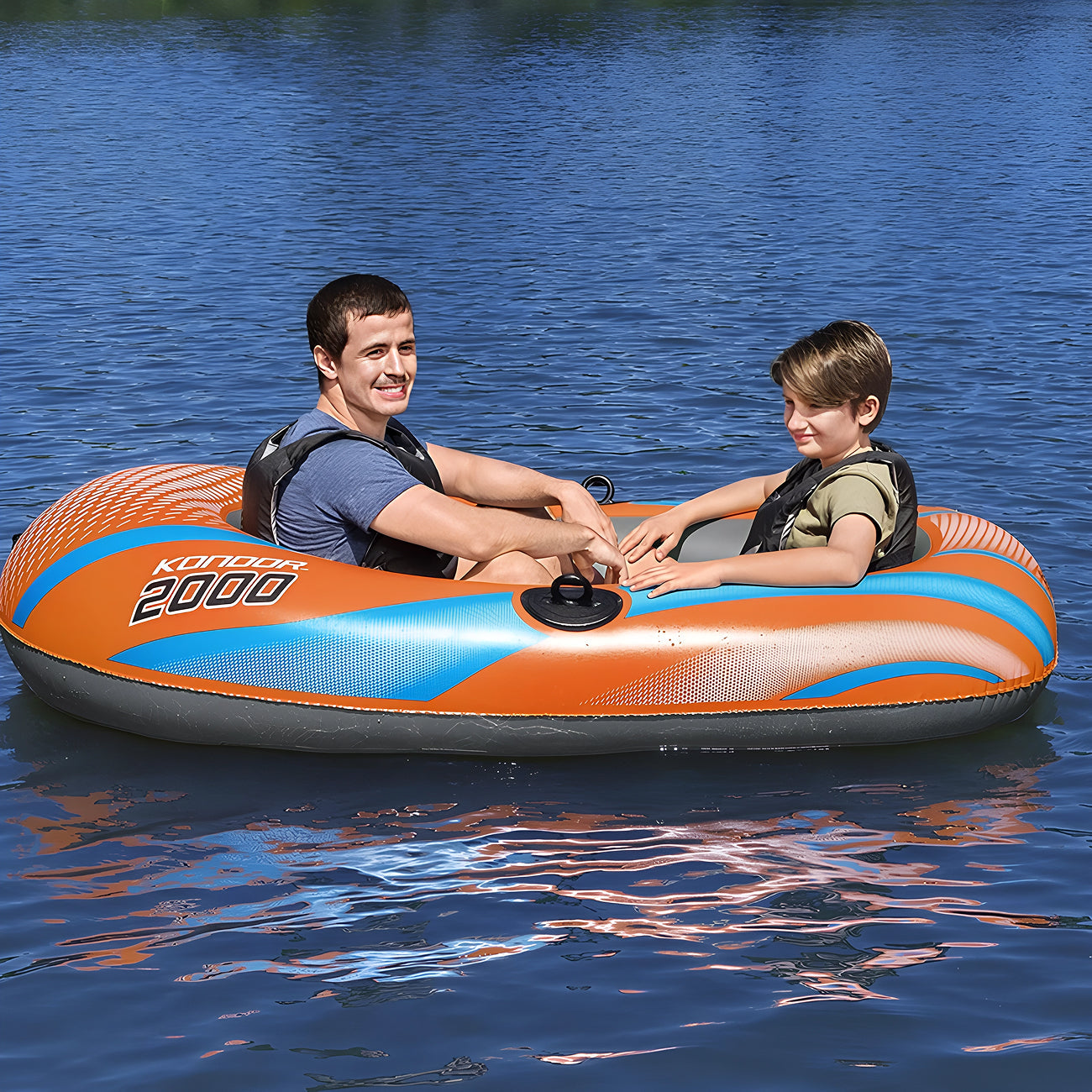 Kayak Gonflable KayixMax - Bateau Portable et Robuste pour Sport Aquatique