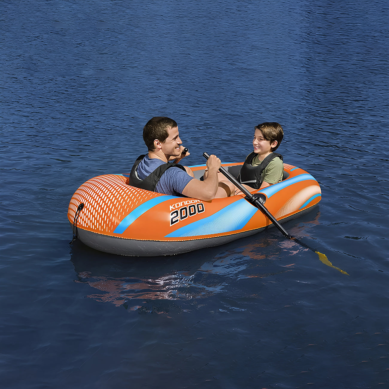 Kayak Gonflable KayixMax - Bateau Portable et Robuste pour Sport Aquatique