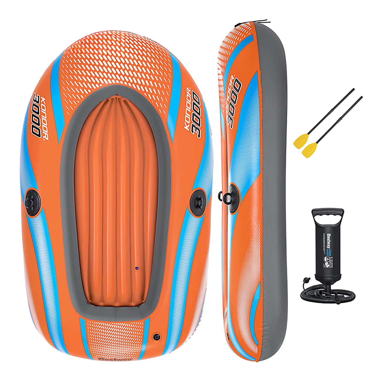 Kayak Gonflable KayixMax - Bateau Portable et Robuste pour Sport Aquatique