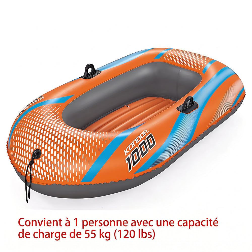 Kayak Gonflable KayixMax - Bateau Portable et Robuste pour Sport Aquatique