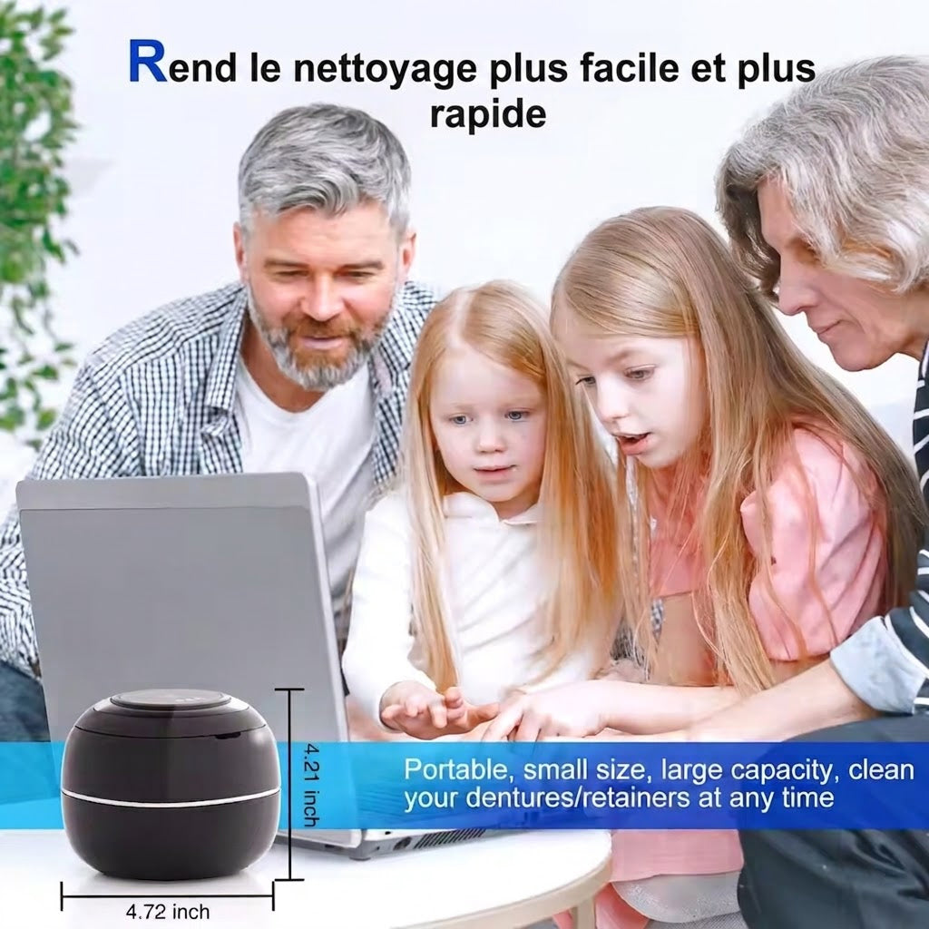 Nettoyeur Ultrason Dentaire et Bijoux 42000Hz - MinCleanx