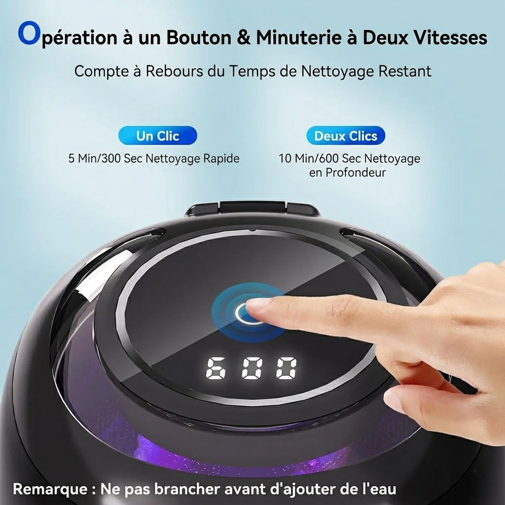 Nettoyeur Ultrason Dentaire et Bijoux 42000Hz - MinCleanx