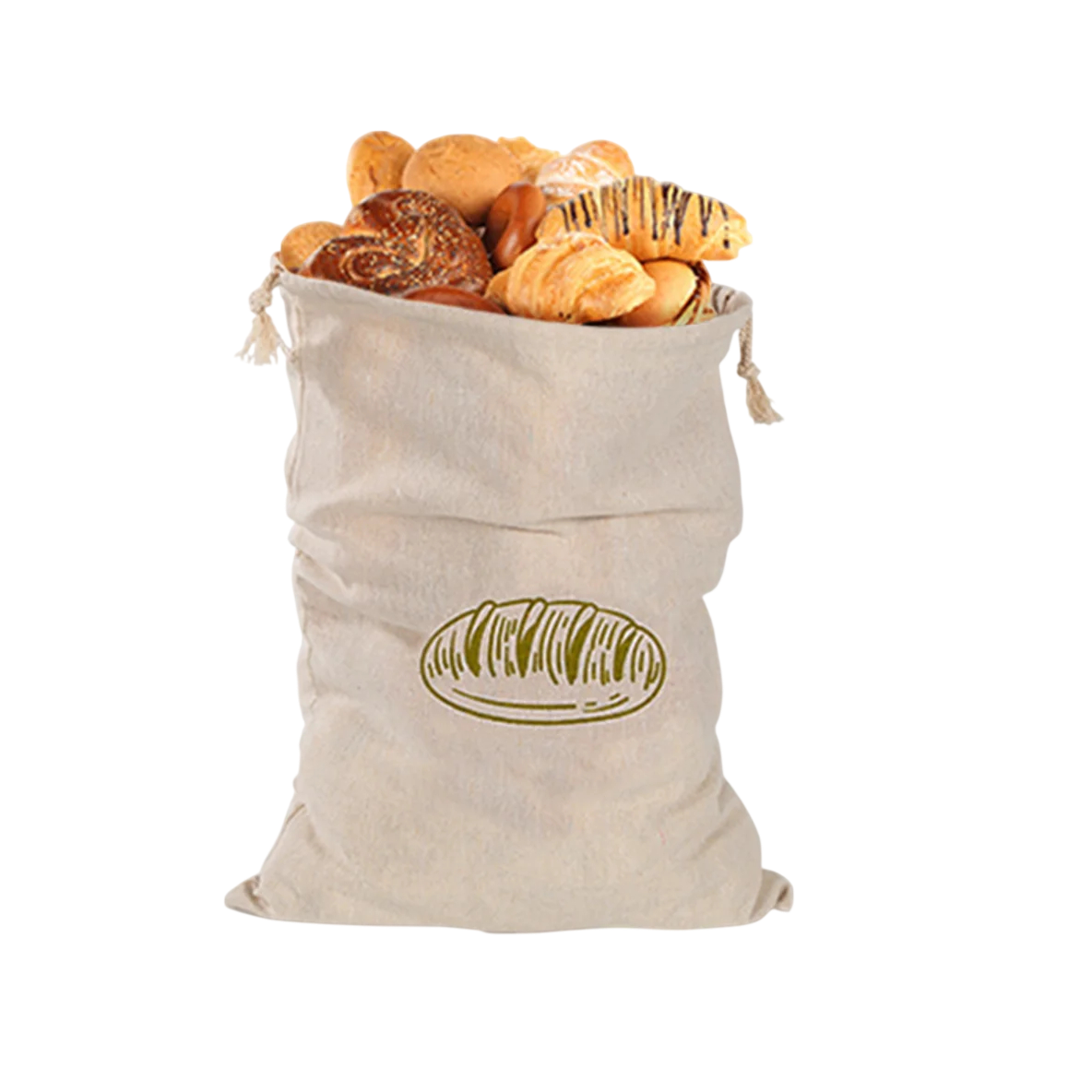 Sac à pain en lin naturel NixEsvi | Fraîcheur longue durée