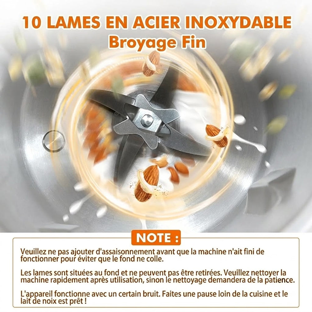 Nutrotix Machine à Lait Végétal Automatique 1000ml
