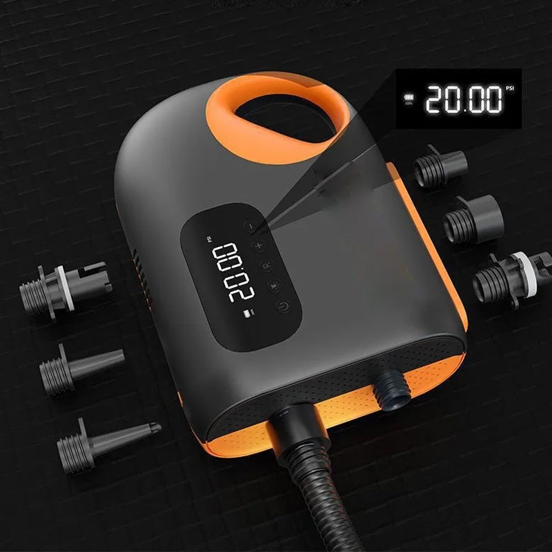 PumiPox Pompe SUP Électrique 20 PSI Haute Pression 400L/min