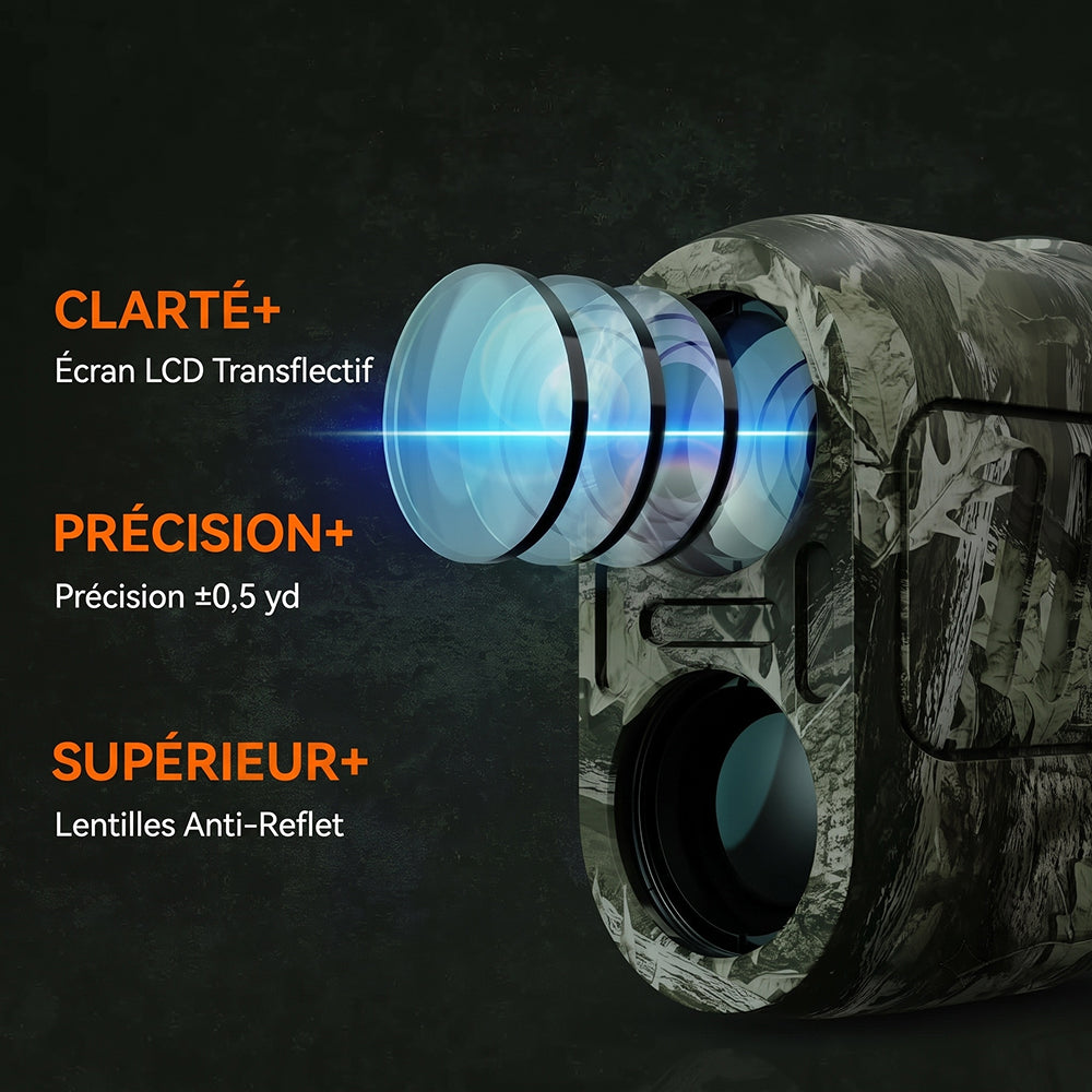 RangeVici Télémètre Laser Chasse et Tir Sportif 600m