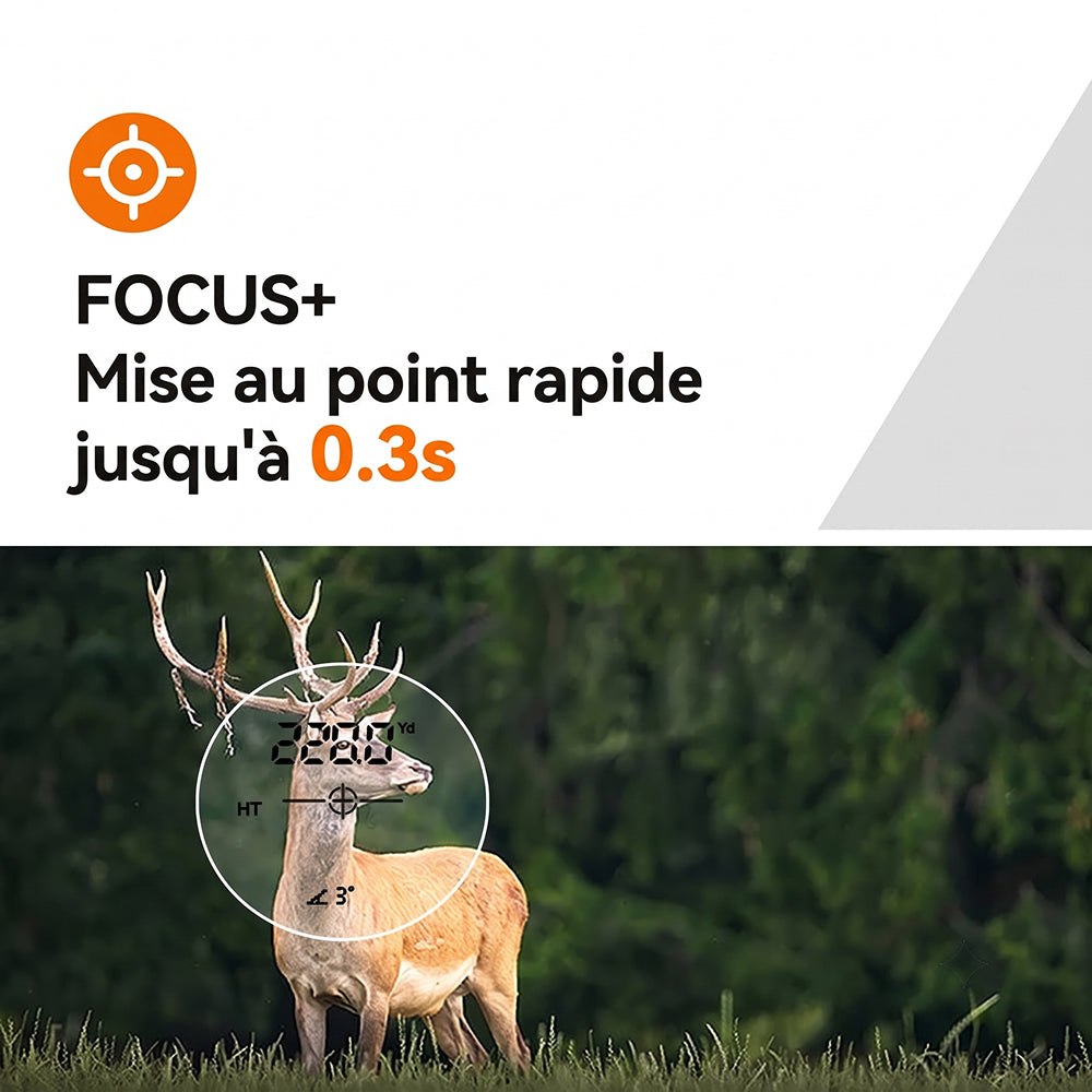 RangeVici Télémètre Laser Chasse et Tir Sportif 600m