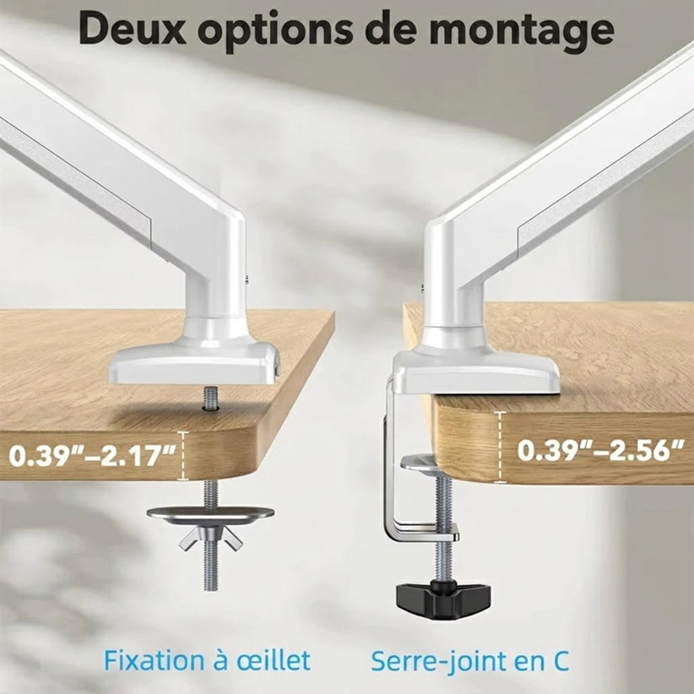 Bras de support d'écran articulé et ergonomique RelleDane