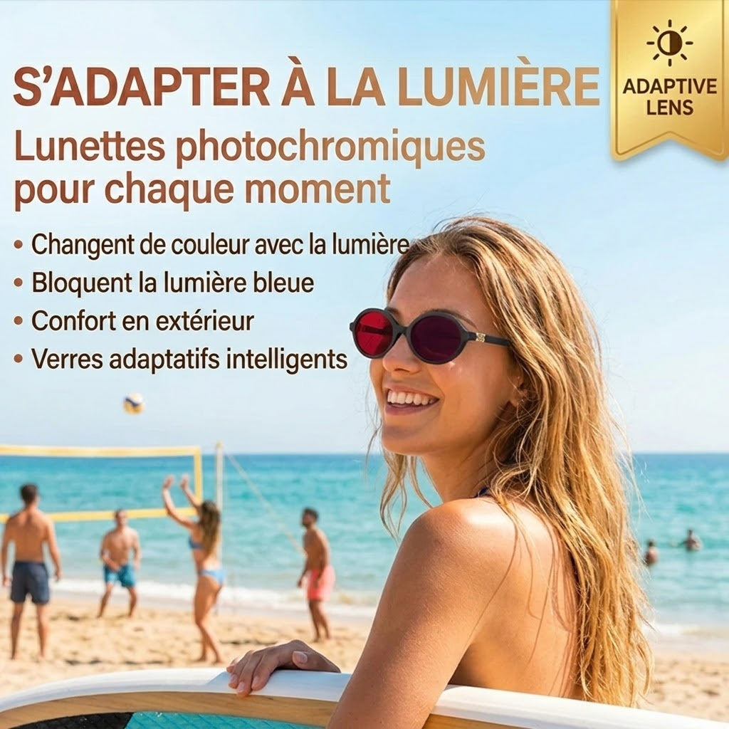 SatisGrad Lunette Anti Lumiere Bleue et Photochromique