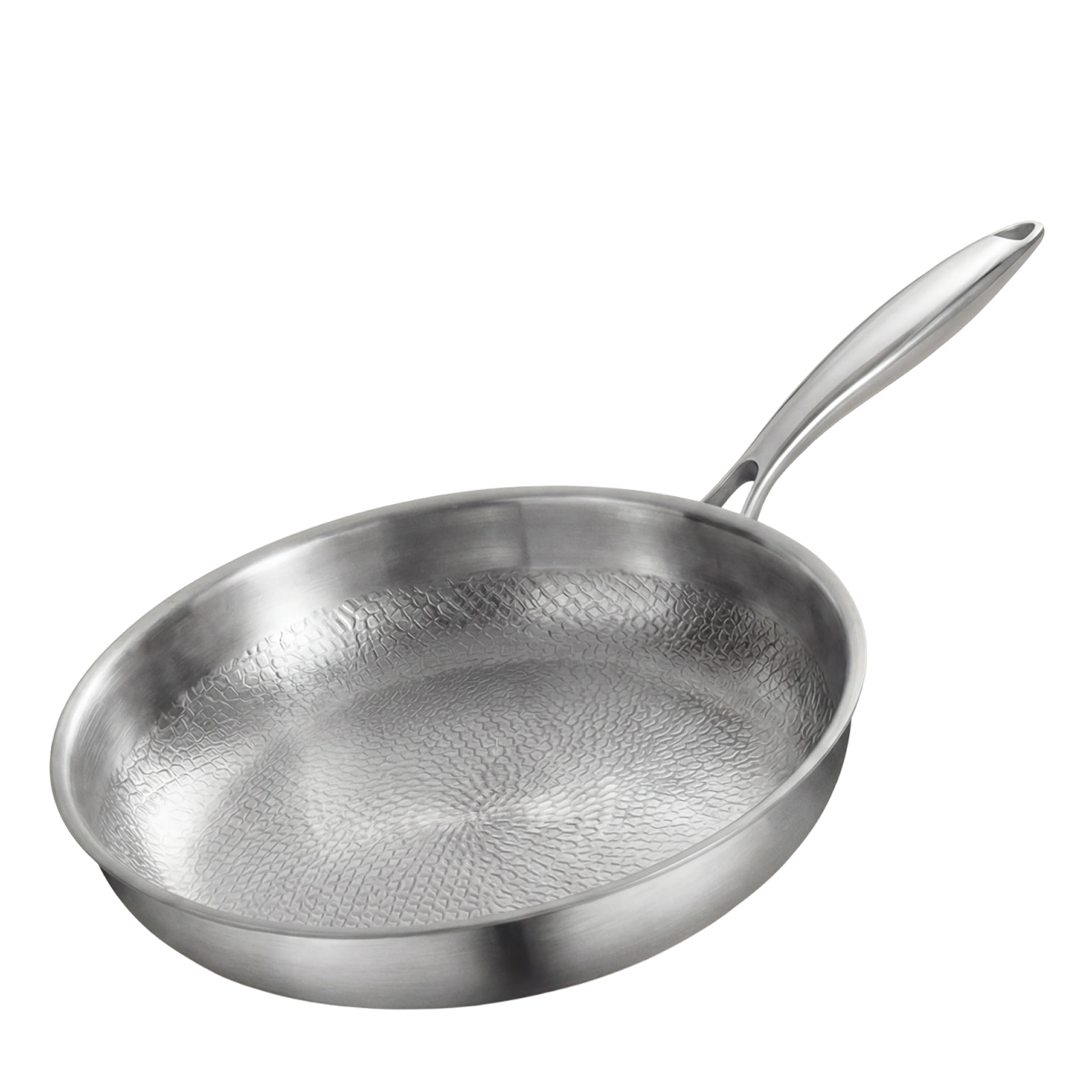Poêle TitaKixi en Titane 100% Pur - Antiadhésive Naturelle, Sans Revêtement Chimique (Sans PFAS/PFOA), Compatible Induction et Gaz, Garantie à Vie