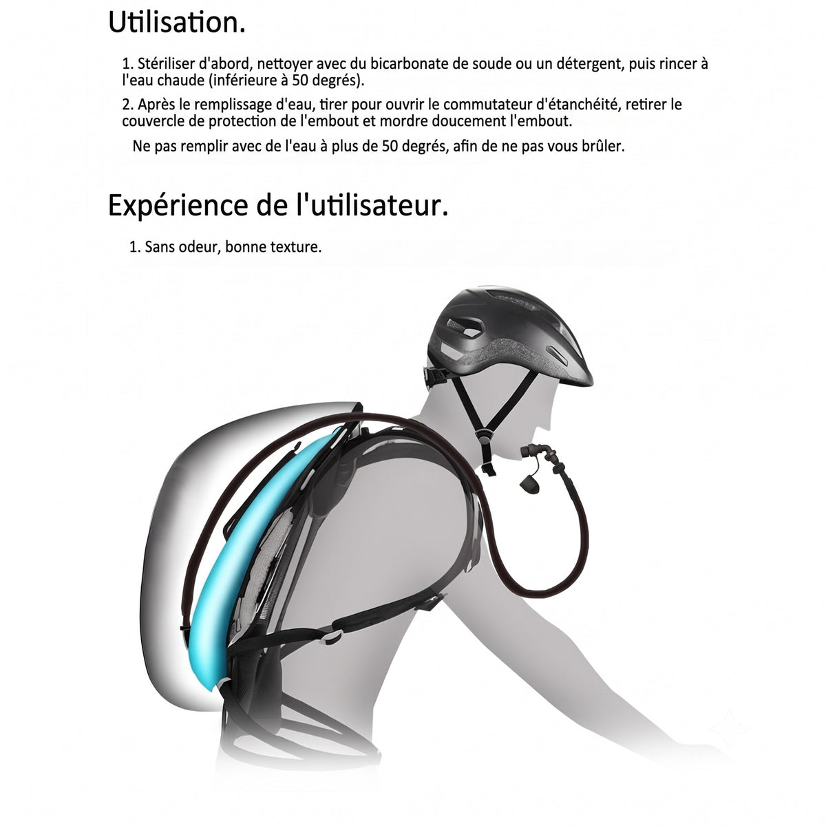 TrecoBlaxi Poche A Eau Hydratation Randonnee Trail