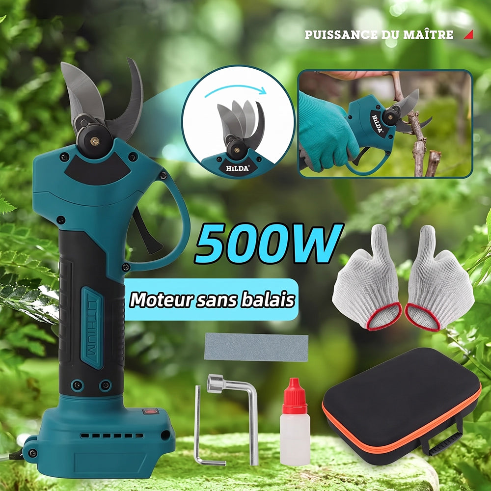 Sécateur Électrique Sans Fil VadosCut 500W Puissant 18V