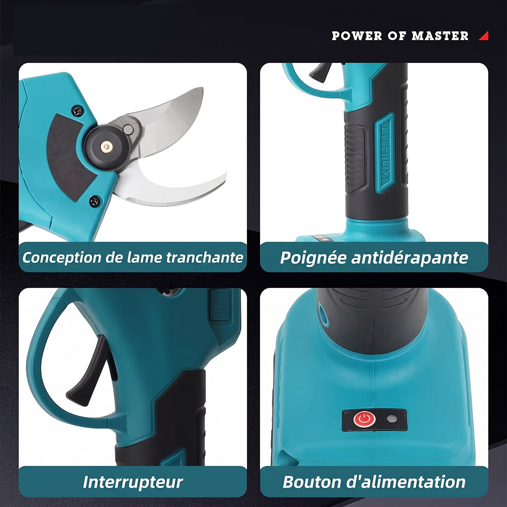 Sécateur Électrique Sans Fil VadosCut 500W Puissant 18V