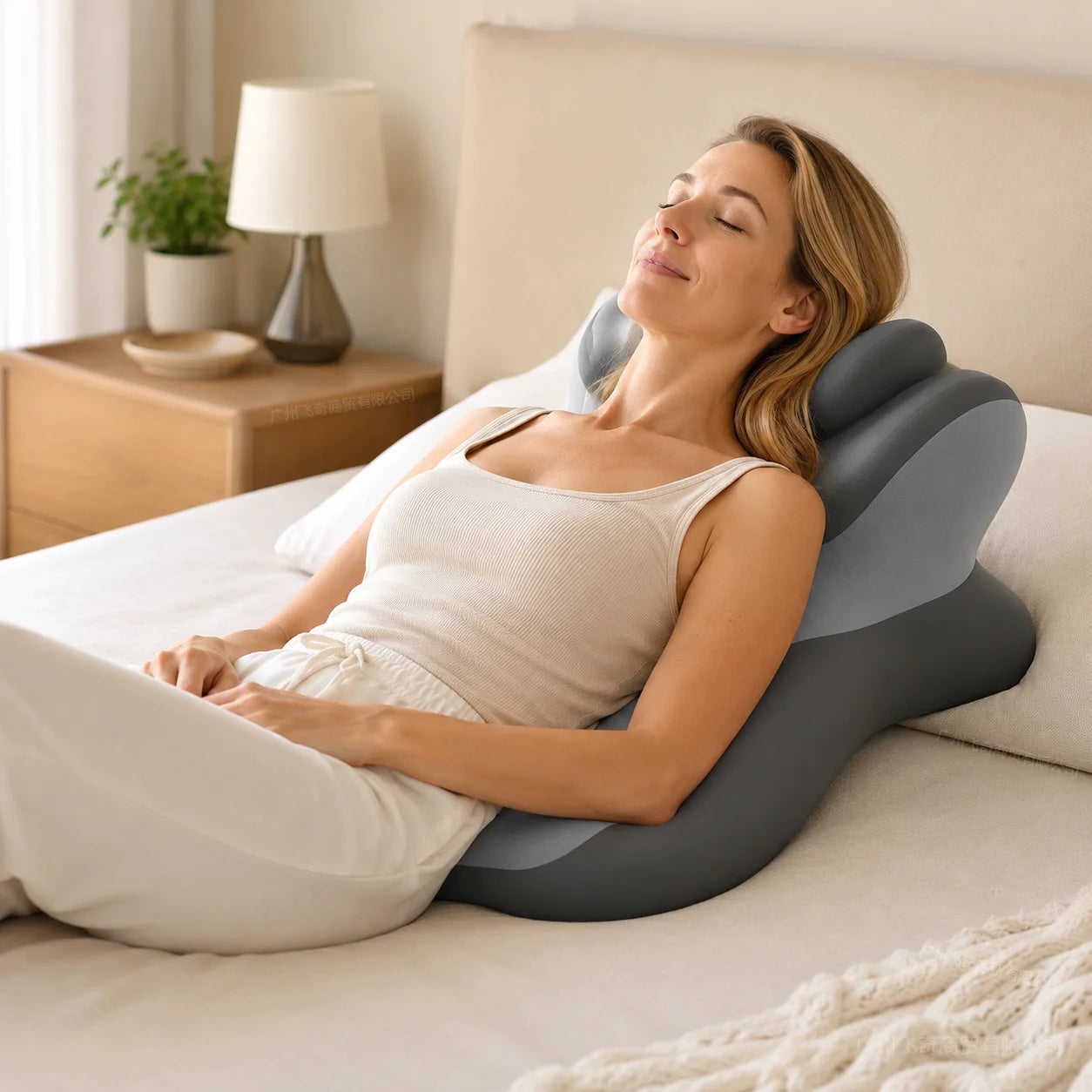 Coussin de Lecture VaelisFen en Mousse à Mémoire de Forme