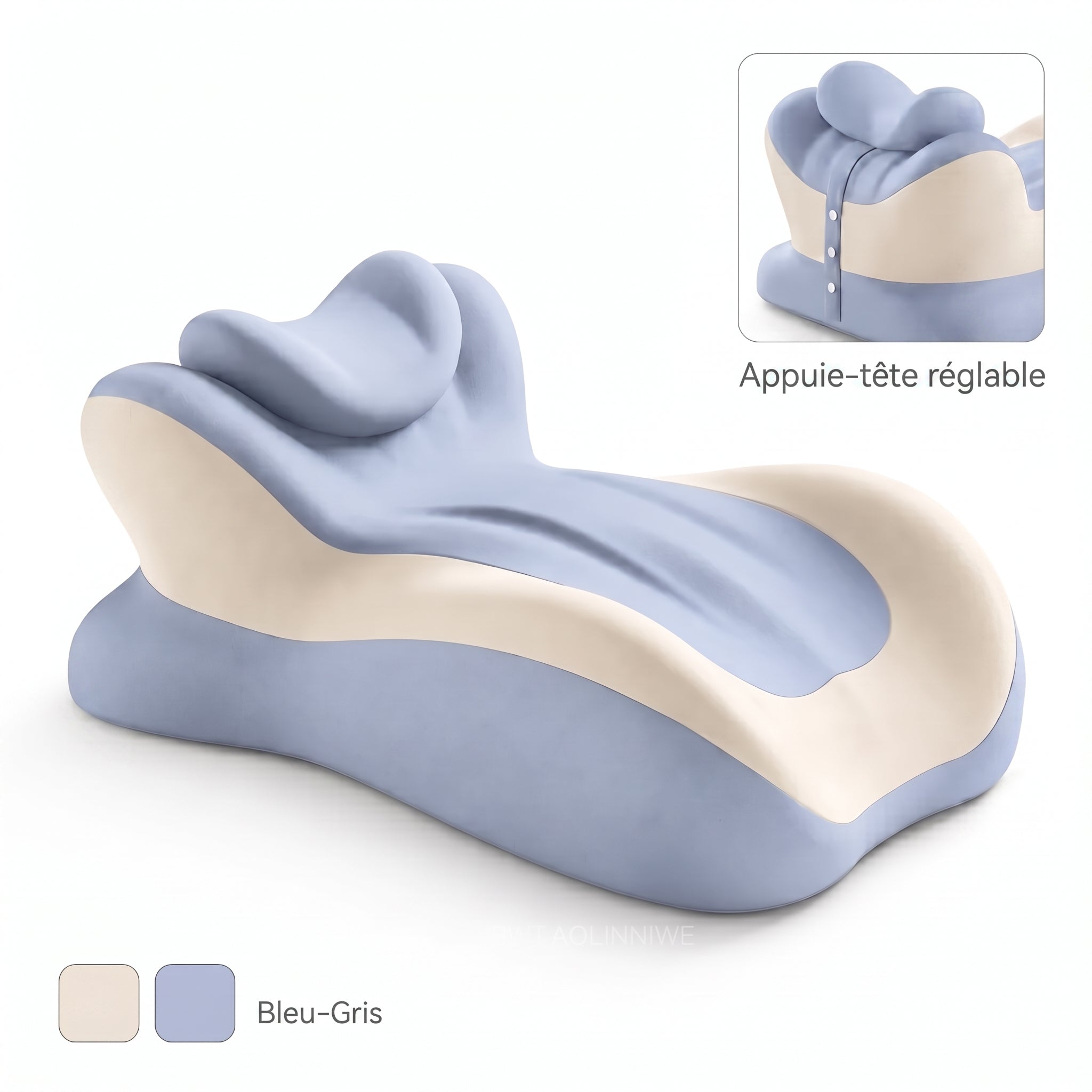 Coussin de Lecture VaelisFen en Mousse à Mémoire de Forme
