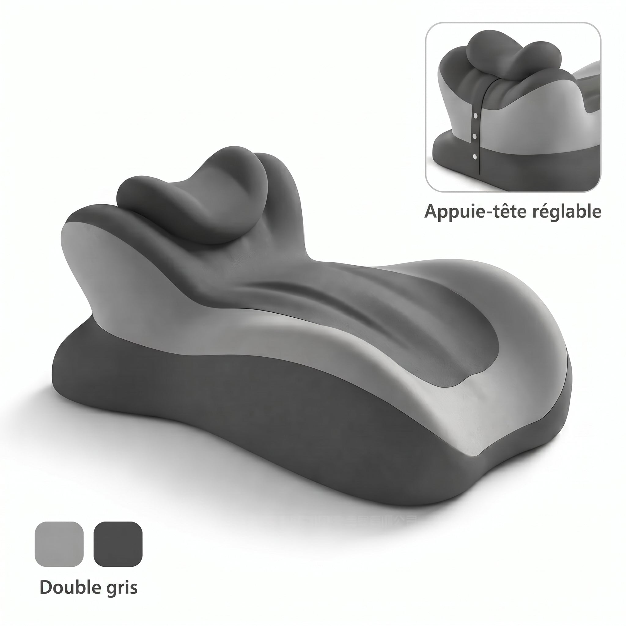 Coussin de Lecture VaelisFen en Mousse à Mémoire de Forme