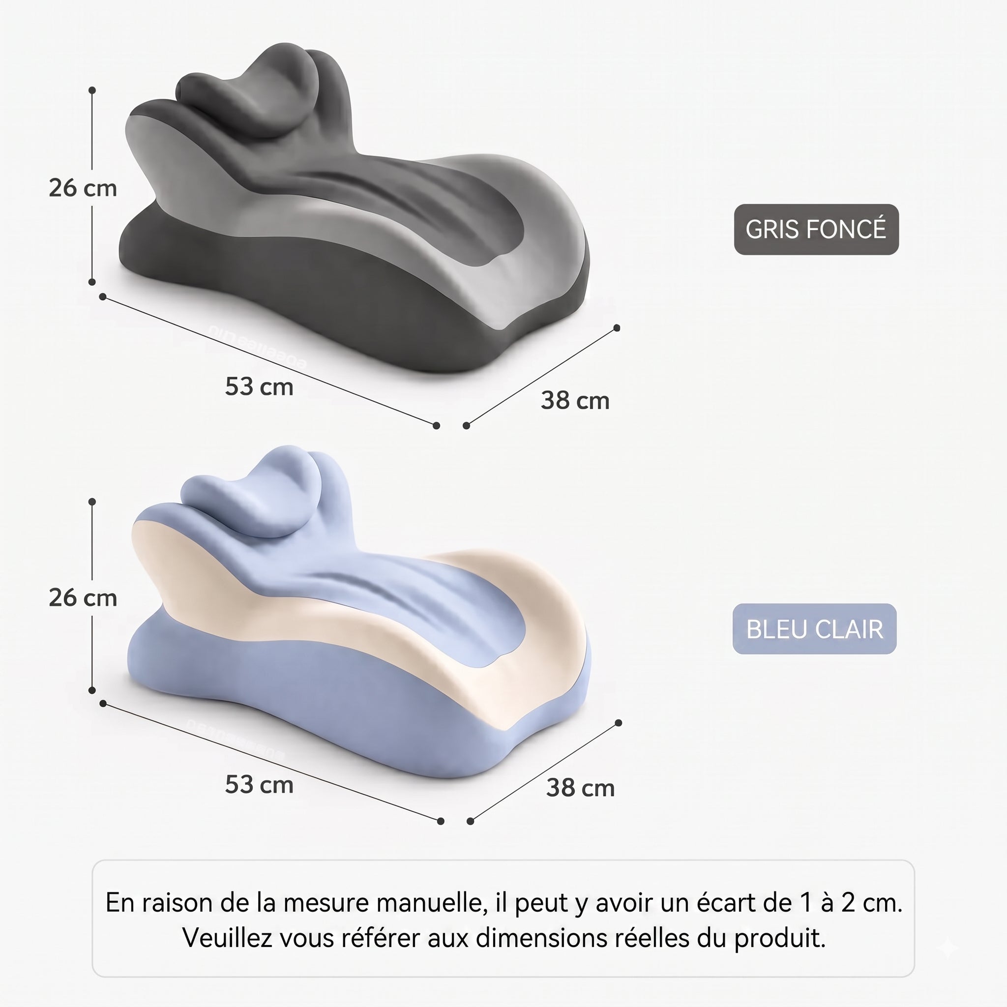 Coussin de Lecture VaelisFen en Mousse à Mémoire de Forme